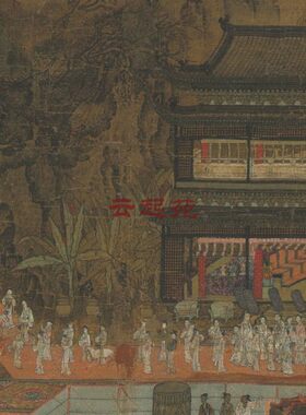 宋赵伯驹汉宫图Z高清电子图片95M装饰宣传素材
