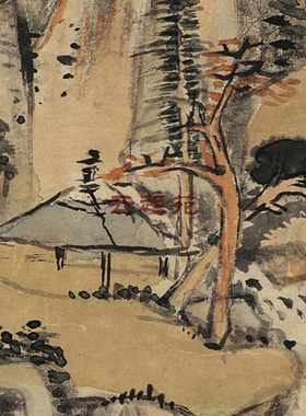 清王原祁摹大痴山水图Z一高清电子图片187M装饰宣传素材