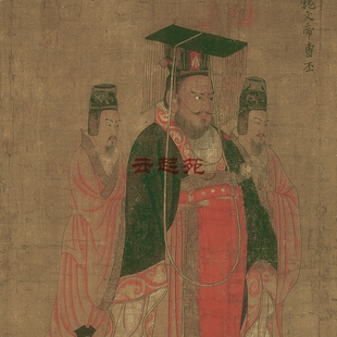 唐阎立本历代帝王图J高清电子图片1.36G装饰宣传素材