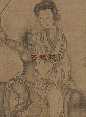 元颜庚钟馗嫁妹图J高清电子图片503M装饰宣传素材