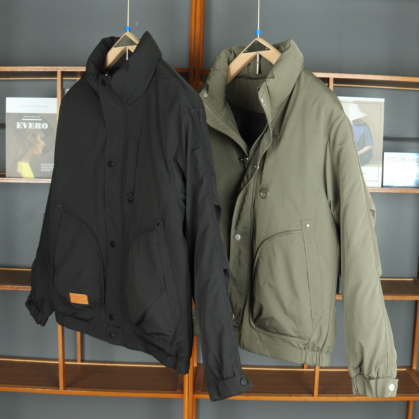 外贸时尚舒适帅男装青年冬季新款休闲羽绒服时尚百搭潮流韩版外套