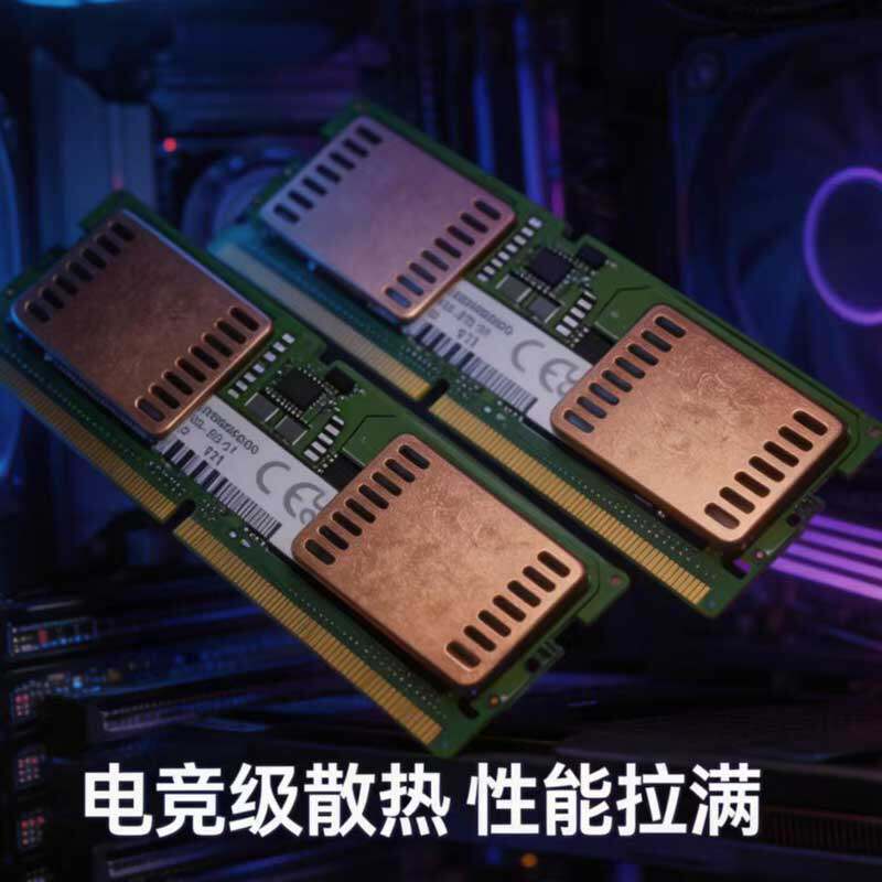 笔记本纯铜散热片DD5内存条专用铜片散热片急速降温纯铜散热马甲