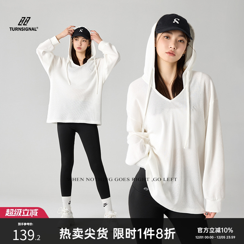 TurnSignal潮牌长袖宽松T恤女