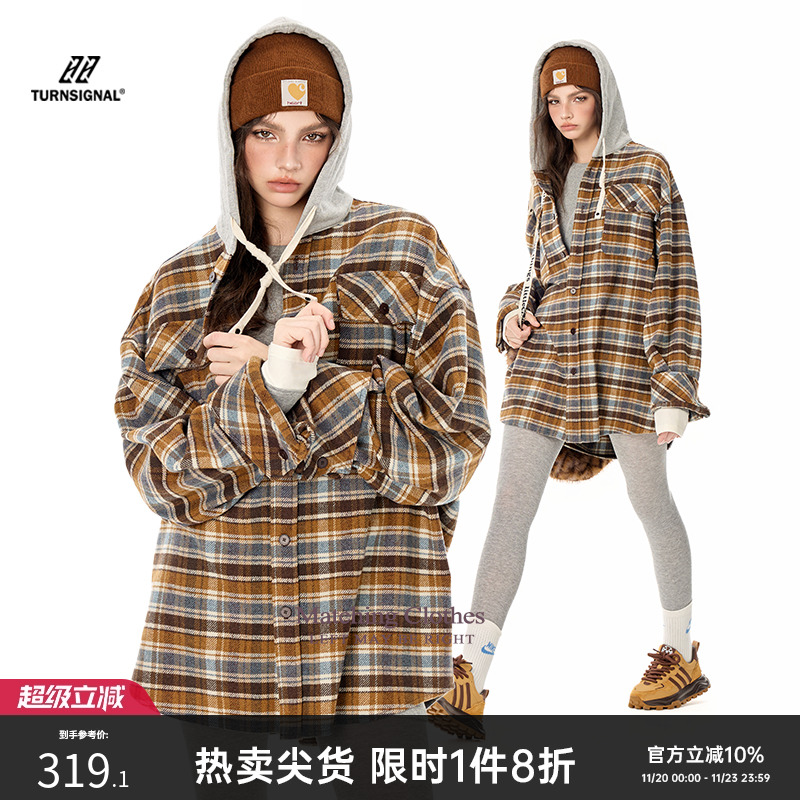 TurnSignal潮牌衬衫外套女