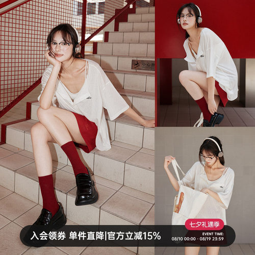 TurnSignal韩系微透短袖T恤女