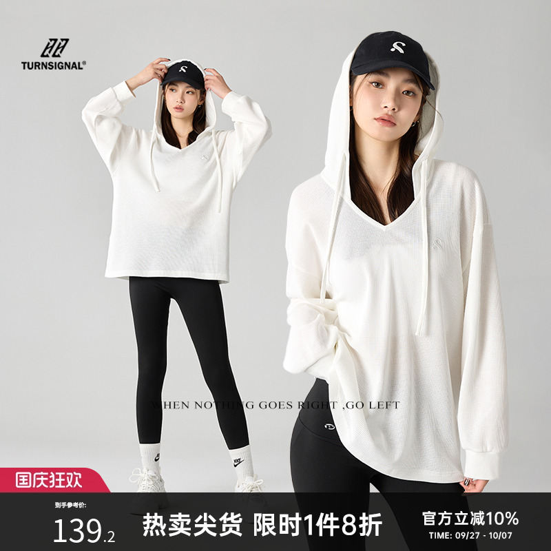 TurnSignal潮牌长袖宽松T恤女