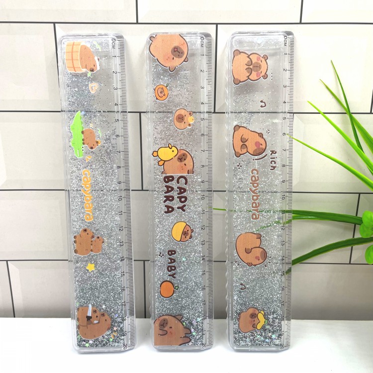 卡皮巴拉流沙直尺20CM减压波浪尺