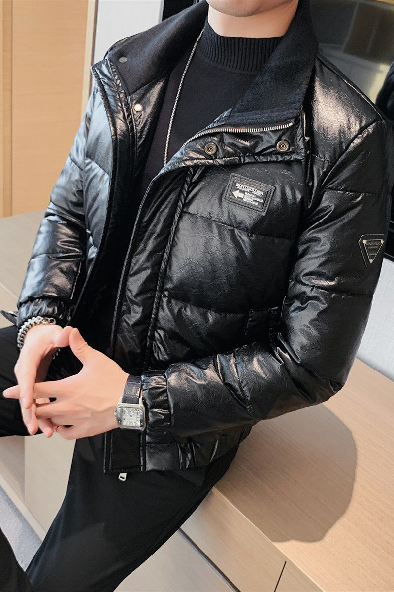 YR08-P315羽绒服男士拉链款立领外套加厚白鸭绒,男装羽绒服,电商B333