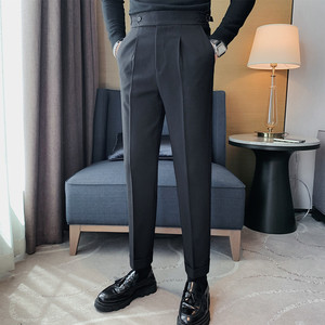 K8103-P115高品质西裤秋冬男士长裤西装裤休闲修身正装