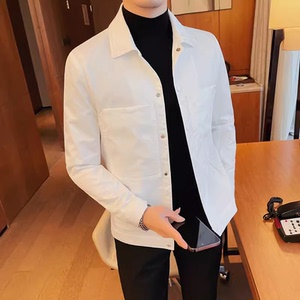 老款继续做JK111-P88男士夹克外套修身翻领春秋修身休闲男装上衣