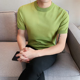 058-特P48 2022圆领短袖T恤男士夏季针织冰丝套头半袖体恤,男装T恤,电商B333,电商基地 058-特P48 2022圆领短袖T恤男士夏季针织冰丝套头半袖体恤,男装T恤,电商B333,电商基地