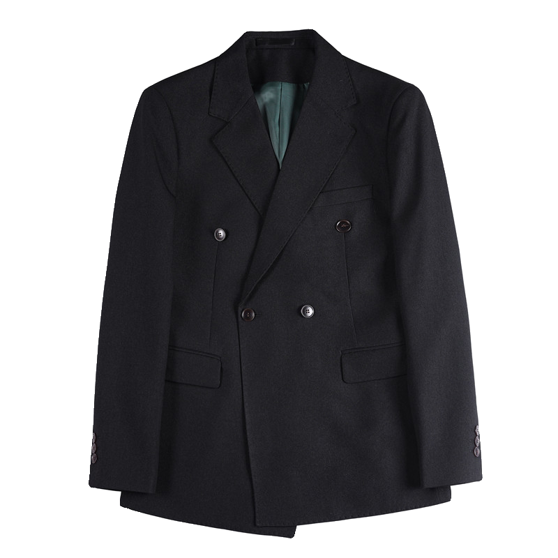 23631-P155双排扣西装男士新款纯色商务休闲百搭西服,男装西服套装,电商B333