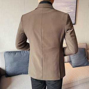 23635-P178 可拆卸衬衫西装外套男士春秋季韩版修身商务正装西服图片