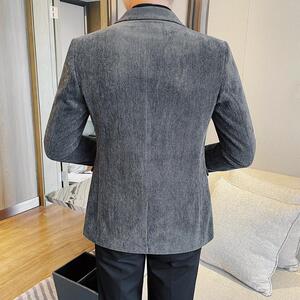23670-P155 商务休闲高级感潮流帅气修身秋冬季单西外套西服图片