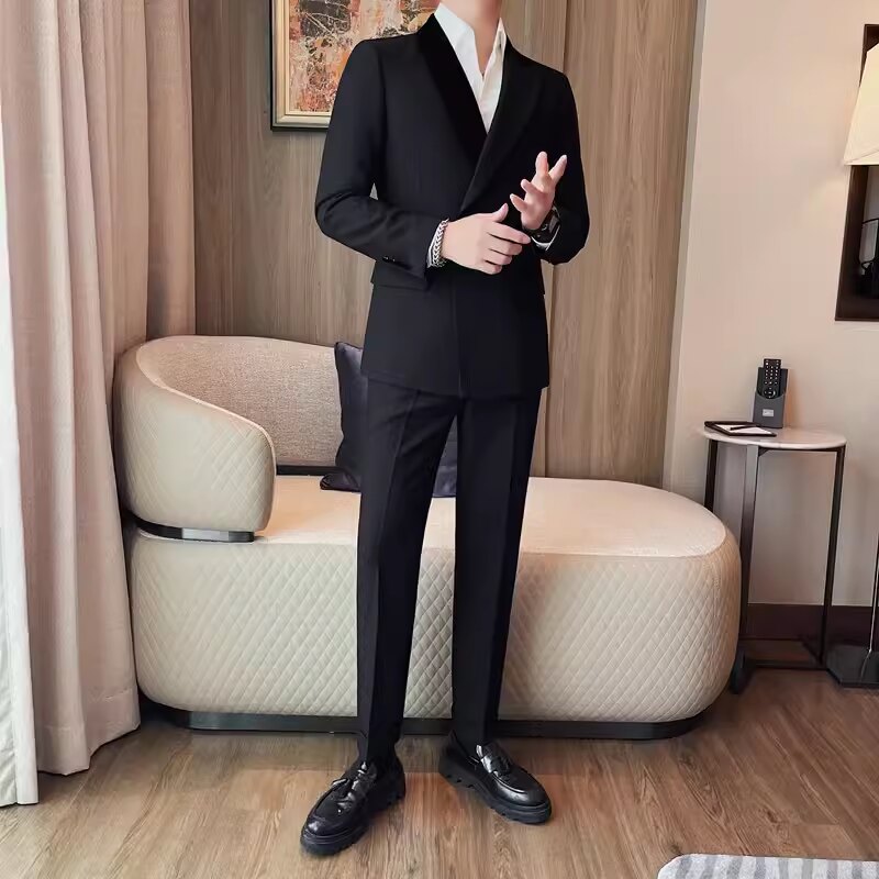 老款继续做TZ6122-P320西服套装男士修身西装婚礼礼服两件套,男装西服套装,电商B333