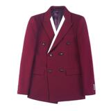 XF1069-P160单西男士春季新款双排扣纯色百搭商务休闲婚礼礼服，男装西服，电商B333