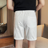 807-P68男士短裤夏季新款时尚百搭休闲五分裤修身牛仔裤中裤，商品下架区，电商B333