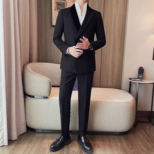 老款继续做TZ6122-P320 西服套装男士修身西装婚礼礼服 两件套图片
