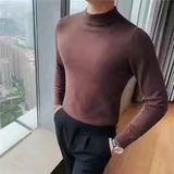 老款继续做MZ11-特P45半高领毛衣男士秋冬新款韩版修身针织衫中领，男装针织衫/毛衣，电商B333