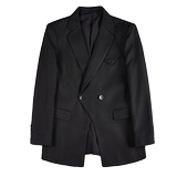 XF1053-P155白色西装外套男士双排扣格子西服商务休闲西装，男装西服套装，电商B333