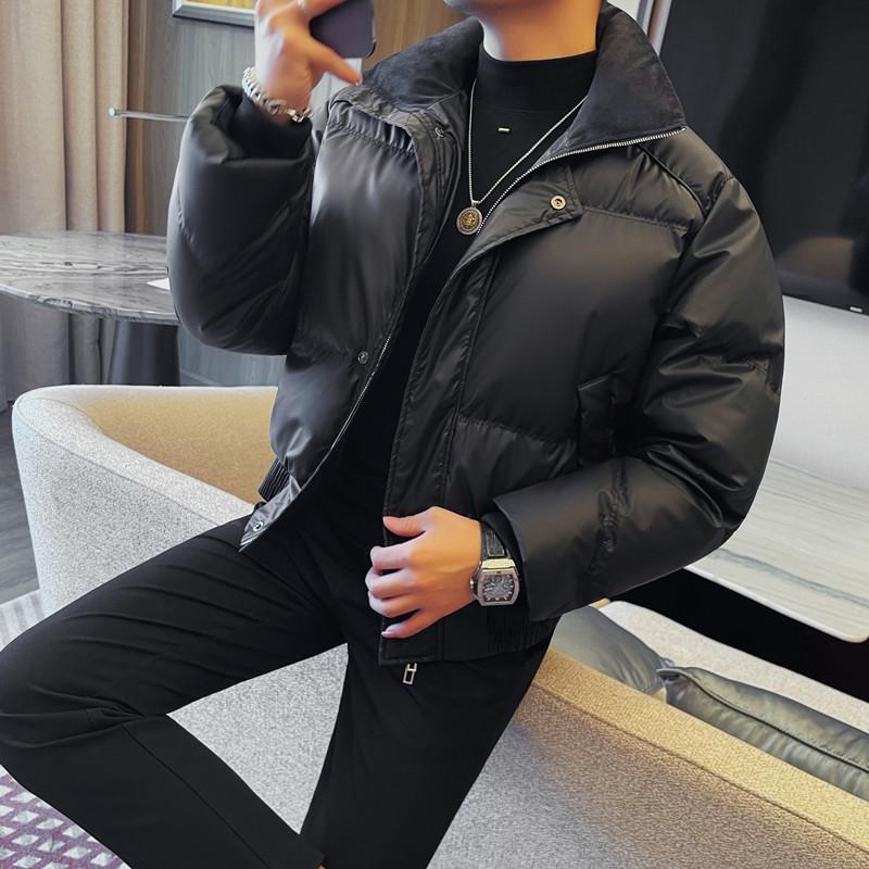 M23063-P208棉服男士冬季新款加厚保暖高级感立领棉衣面包服,男装棉衣,电商B333