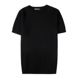 NZ24-特P40春季新款韩版修身打底衫圆领纯色短袖T恤针织衫毛衣男，男装T恤，电商B333