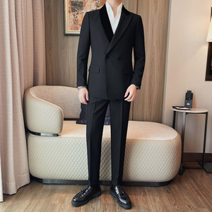 TZ6122-P320 西服套装男士修身西装婚礼礼服 两件套，男装西服套装，电商B333