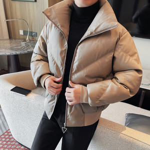 M5517-P208 棉衣男士冬季加厚棉服 短款立领面包服图片