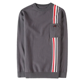 HM012-P58秋冬男士毛衣针织衫修身线衣套头长袖圆领打底，男装T恤，电商B333