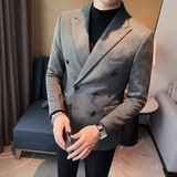 老款继续做23519-P155麂皮绒西装外套男秋冬韩版修身纯色西服，男装西服套装，电商B333