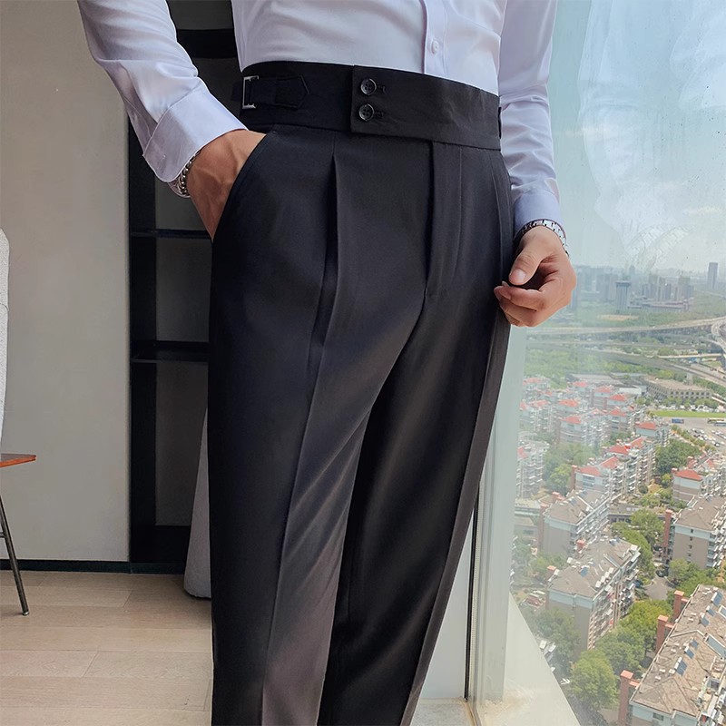 老款继续做XK02-P78男士英伦商务休闲修身纯色西裤百搭长裤子,男装西裤,电商B333