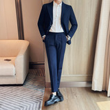 TZ1058-P240男士西服套装韩版修身商务休闲小西装男新郎结婚礼服，男装西服套装，电商B333