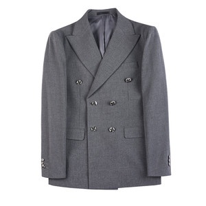 TZ1068-P240 商务西装套装英伦风休闲双排扣结婚礼服两件套图片