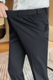 186-P88隐藏松紧西裤男士秋冬新款西裤商务休闲修身小脚裤长裤，男装西裤，电商B333