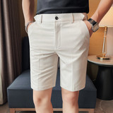 XD942-P68五分裤男士短裤夏季休闲裤西装裤子修身白色薄款中裤，男装牛仔裤，电商B333