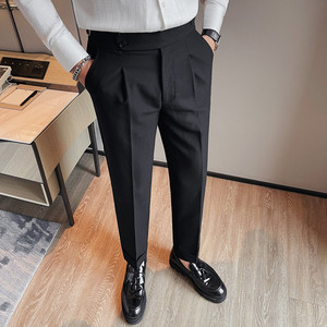 K8100-P108 西裤男士秋冬休闲裤修身潮流百搭裤子图片