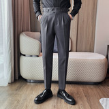 XK5522-P88西裤男士秋冬新款纯色百搭长裤子商务休闲裤子，男装西裤，电商B333