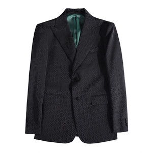 XF1080-P140 印花西装商务休闲秋冬西服外套修身时尚单排扣西装图片