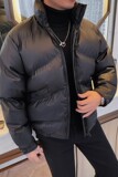 M2205-P198棉衣男士秋冬新款立领面包服短款加厚棉服，男装棉衣，电商B333