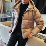 M23072-P288连帽羽绒外套冬季户外保暖潮牌男士羽绒服，男装羽绒服，电商B333