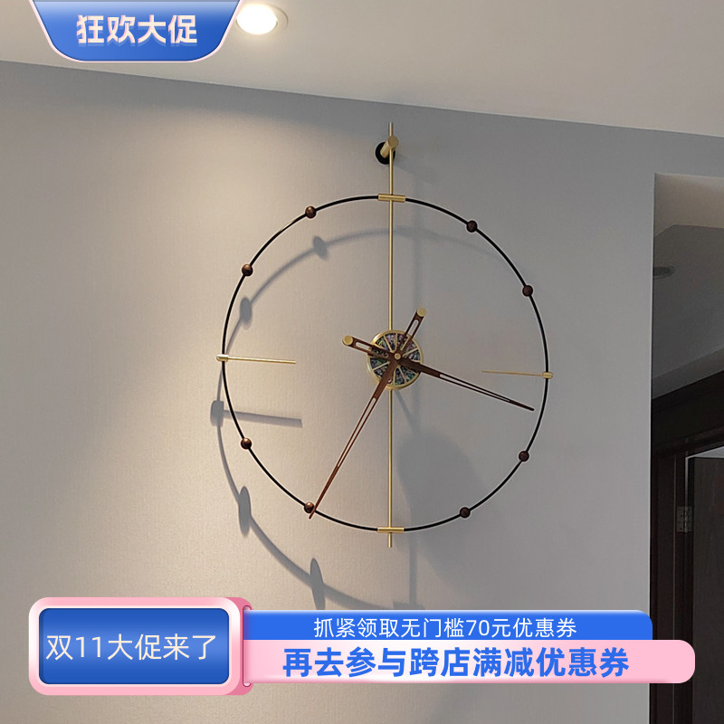 北欧家用餐厅创意潮流艺术挂钟表