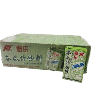 嘉乐冬瓜汁饮料夏季清凉饮品250毫升盒装带吸管解渴饮料包邮
