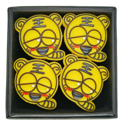 生肖虎  减震器（一盒子4个装） 允明网球拍子避震器 SHOCK TRAP