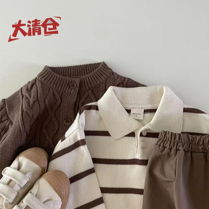 高品针织冬装清仓四！秒杀亏本速抢新款韩国儿童特价毛衣开衫马甲