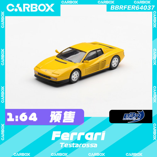 [CarBox] BBR 1:64 1989 法拉利Ferrari Testarossa 合金汽车模型