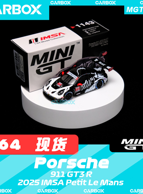 [CarBox] MINIGT 1:64 保时捷911 GT3 R 2025IMSA 化骨龙 #1143