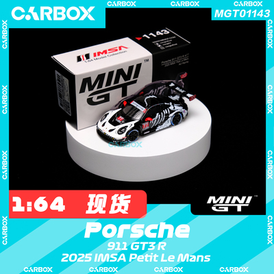 [CarBox] MINIGT 1:64 保时捷911 GT3 R 2025IMSA 化骨龙 #1143