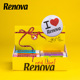 葡萄牙进口Renova炫彩手帕纸香味持久纸巾彩色面巾纸不掉色6小包