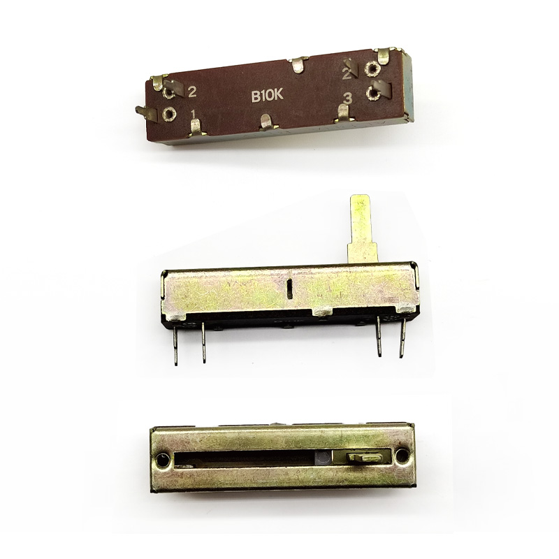 焊机脚踏开关台湾产ALPHA 5公分单联直滑推子电位器B10K 柄长15MM