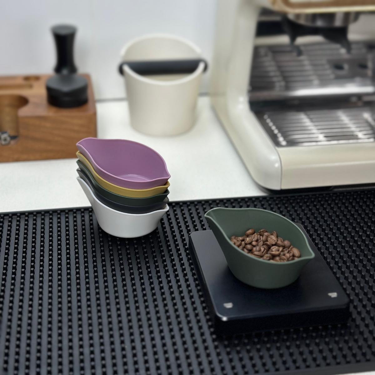 咖啡秤豆碟分装盘子接豆盘多色咖啡豆量杯秤豆盘加厚专用碗